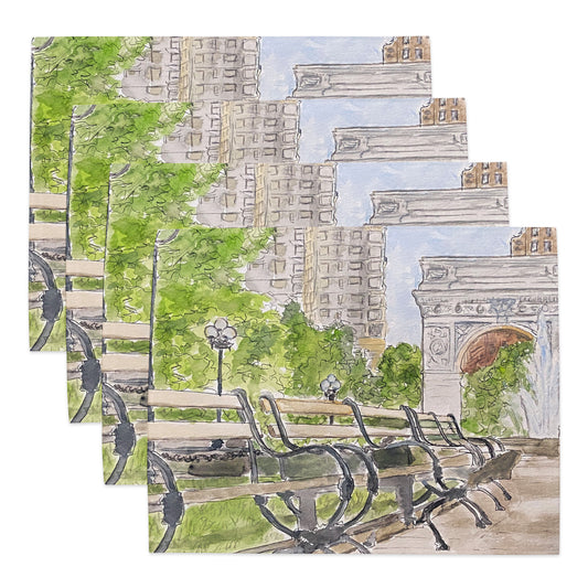 Placemats (Set of 4) | Washington Square Park | NYC Collection