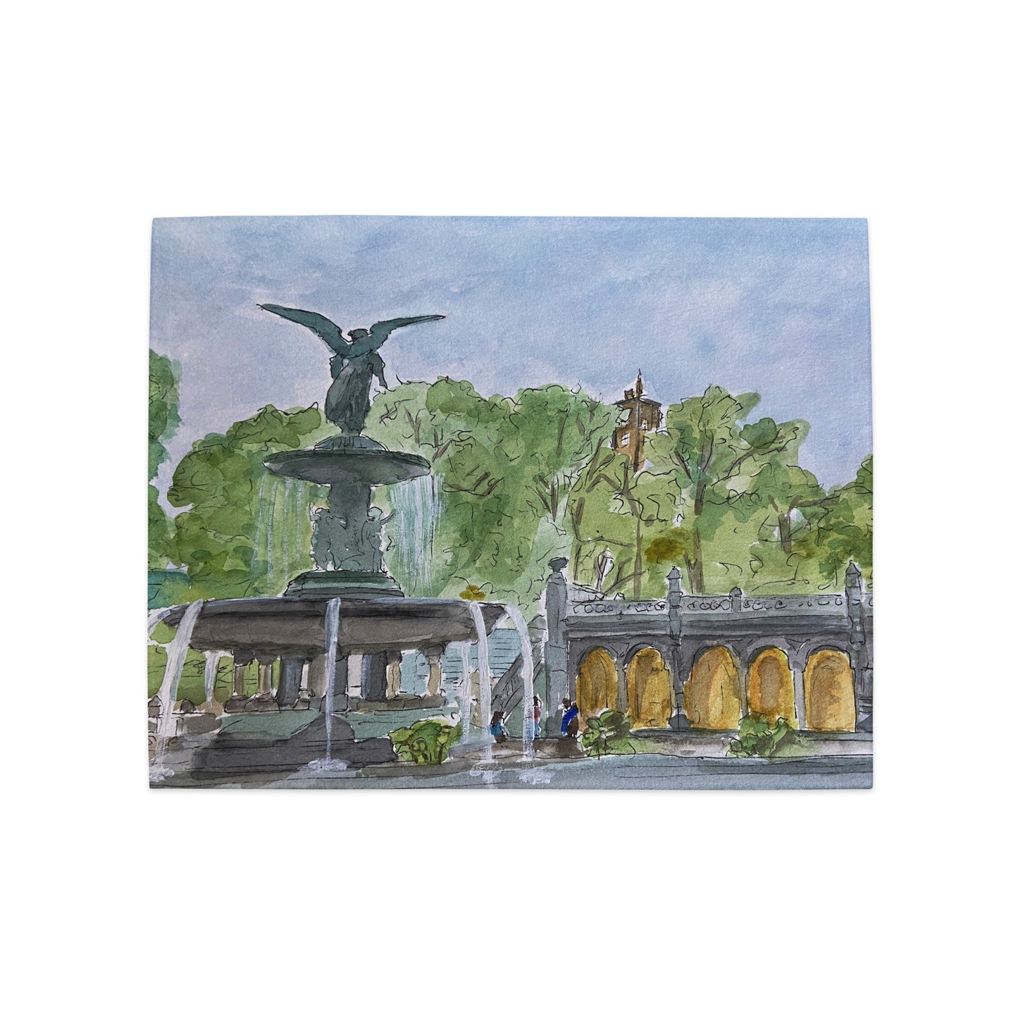 Placemat Set/4 | Bethesda Fountain | NYC Collection