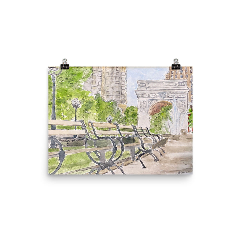 Prints, Posters (Ready-to-Frame) | "Washington Square Park" | NYC Collection