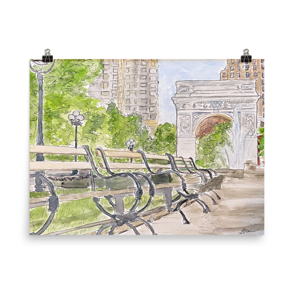 Prints, Posters (Ready-to-Frame) | "Washington Square Park" | NYC Collection