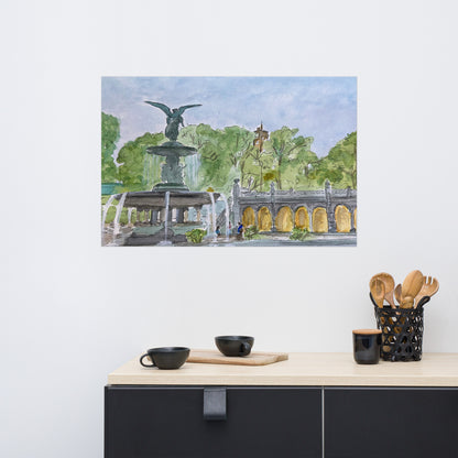 Prints, Posters (Ready-to-Frame) | "Bethesda Fountain" | NYC Collection