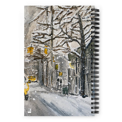 Spiral Notebook 5.5″ × 8.5″ | Choice of 4 NYC Watercolors