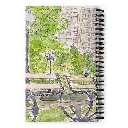 Spiral Notebook 5.5″ × 8.5″ | Choice of 4 NYC Watercolors