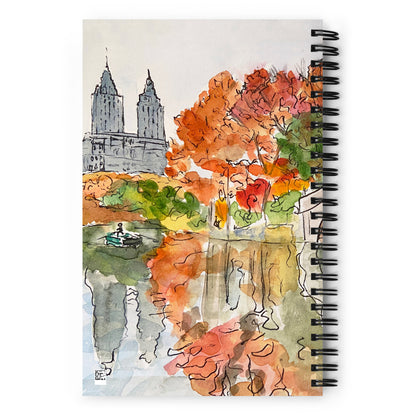 Spiral Notebook 5.5″ × 8.5″ | Choice of 4 NYC Watercolors