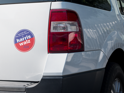 Vote 🇺🇸 2024 | Everyone's for Harris-Walz Car Magnet