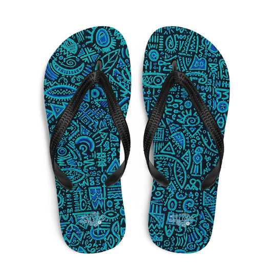 Salty Surf | Glyph Flip-Flops