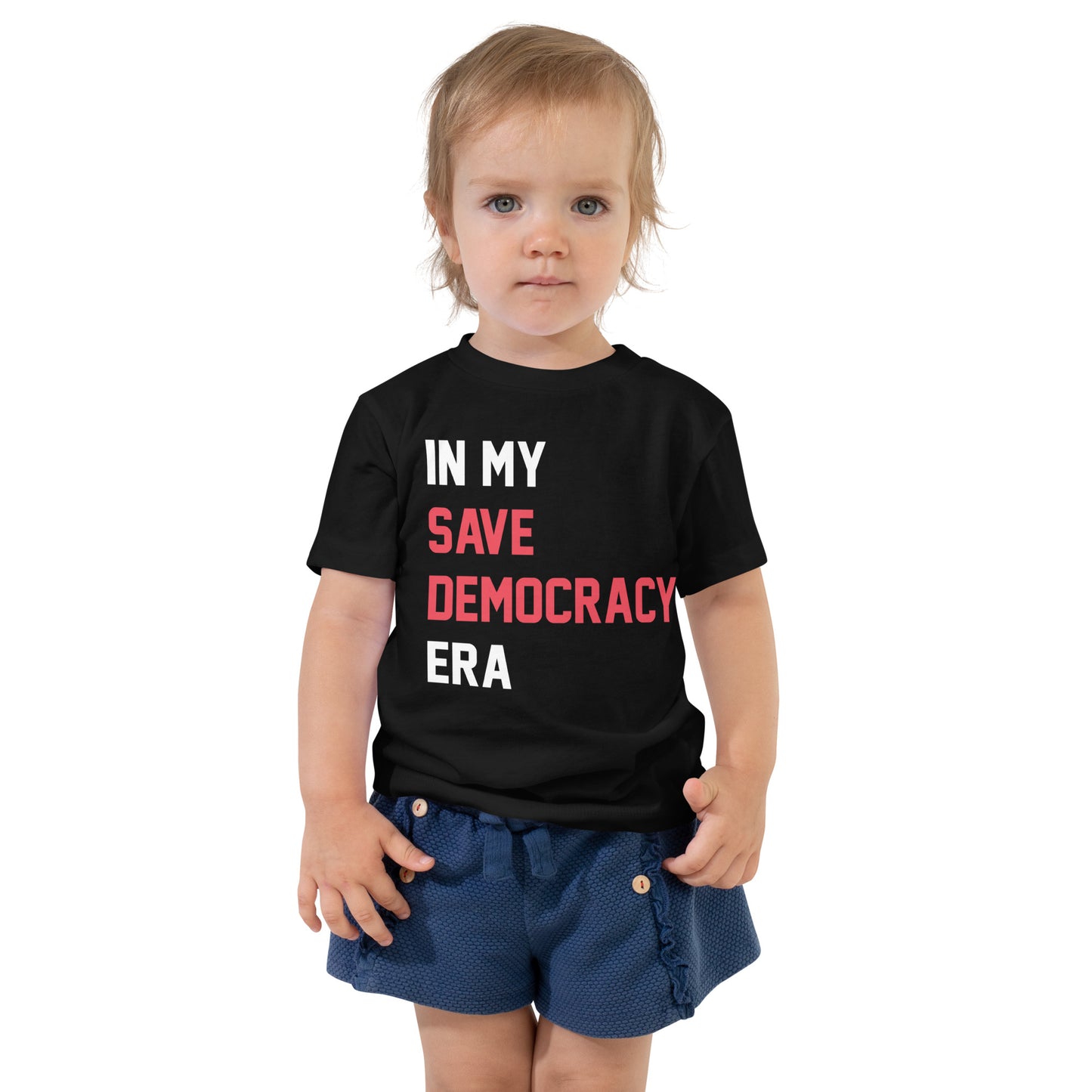 Left of Center Kids | "In My Save Democracy Era" Toddler T-Shirt