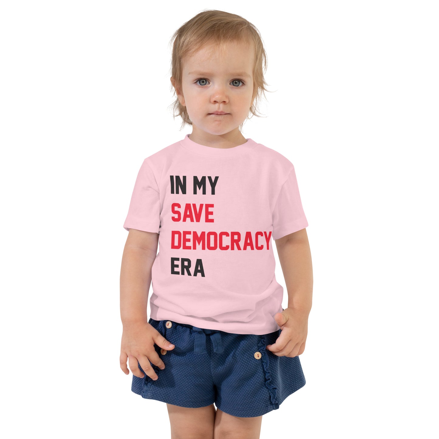 Left of Center Kids | "In My Save Democracy Era" Toddler T-Shirt