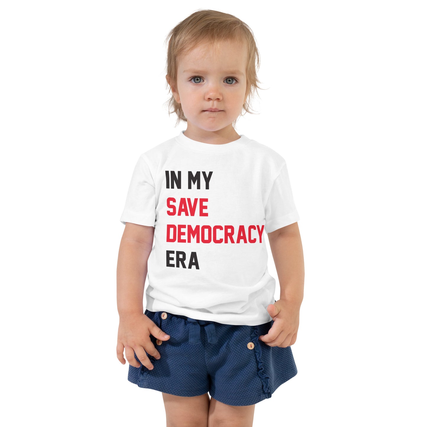 Left of Center Kids | "In My Save Democracy Era" Toddler T-Shirt