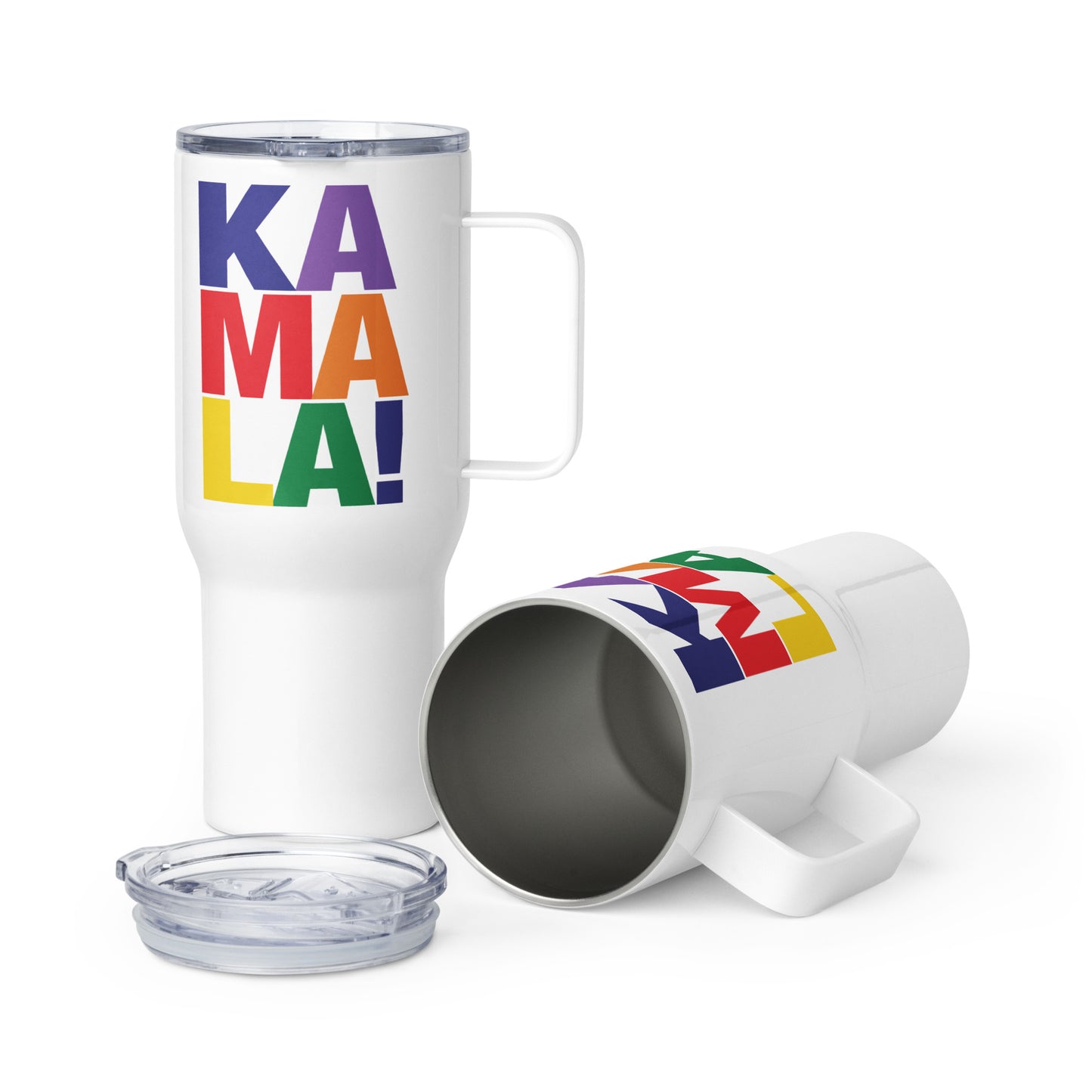 Vote 🇺🇸 2024 | Travel Mug | KAMALA! Rainbow