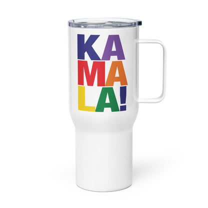 Vote 🇺🇸 2024 | Travel Mug | KAMALA! Rainbow