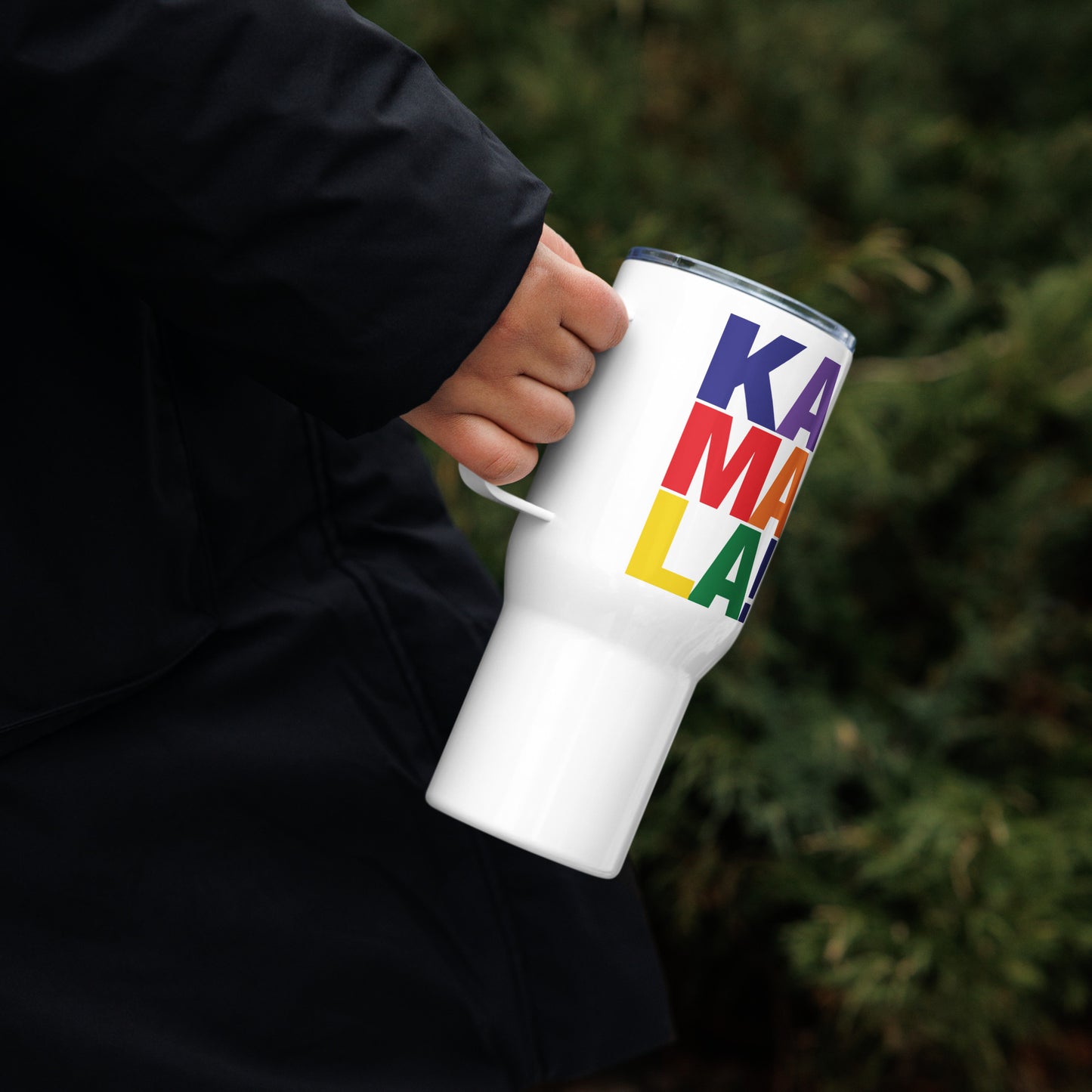 Vote 🇺🇸 2024 | Travel Mug | KAMALA! Rainbow