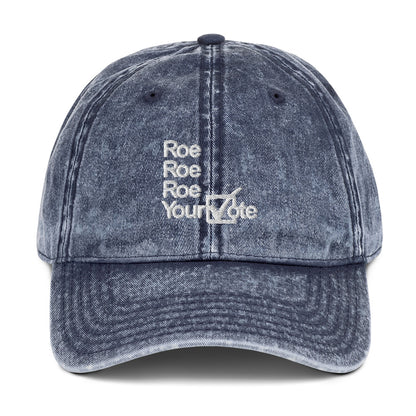 Vote 🇺🇸 2024 | Roe, Roe, Roe Your Vote Baseball Cap