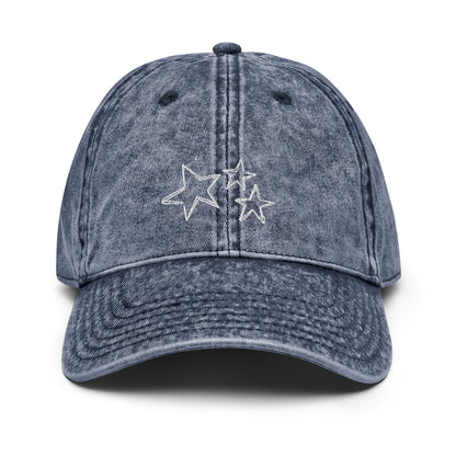 Vote 🇺🇸 2024 | Just Stars Vintage-Look Baseball Cap