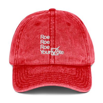 Vote 🇺🇸 2024 | Roe, Roe, Roe Your Vote Baseball Cap