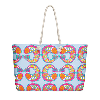Salty Surf | Hieroglyphish Oversized Weekender Bag