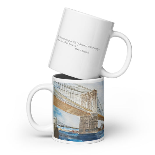 Coffee Mug | "Brooklyn Bridge" | 11, 15 or 20 oz.